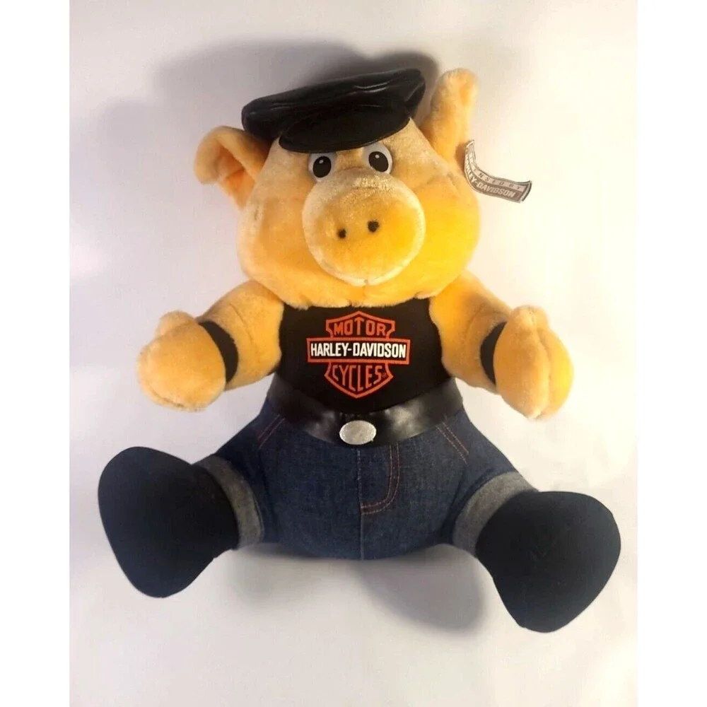 Harley Davidson Hog‎ Plush Biker Pig 14